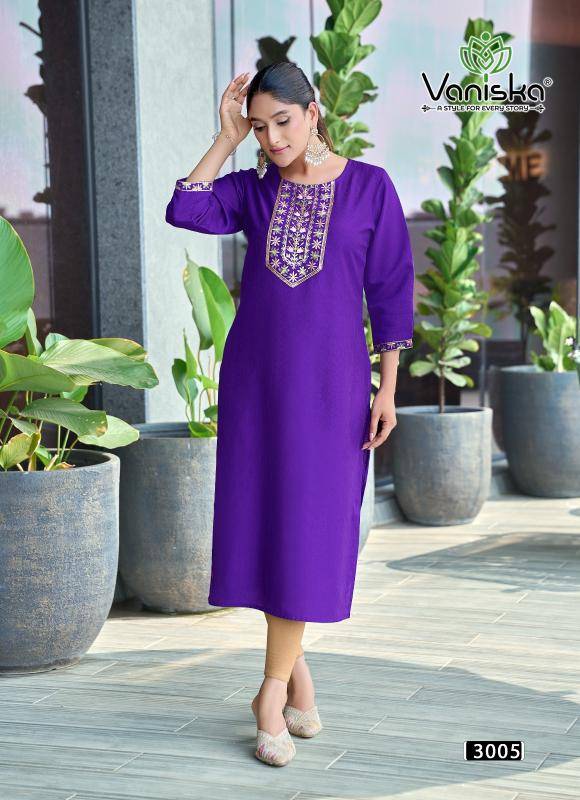 Vaniska five star vol 3 Kurti factory in Pune